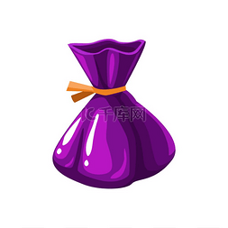 逼真图标图片_巧克力糖果孤立的巧克力糖果在紫