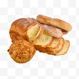 全麦面包面包图片_面包组合棕色美味烘烤