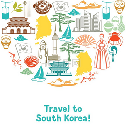 地方背景图片_韩国背景设计。