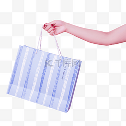 618电子商务购物袋网购生活方式