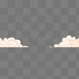 中国古风底框图片_中国风古风祥云底框