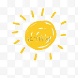 太阳卡通图片_卡通小太阳