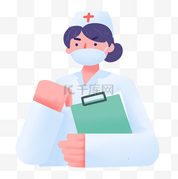 抗疫护士图片_医疗医护女护士鼓舞士气