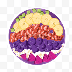 巴西莓图片_营养健康巴西莓碗