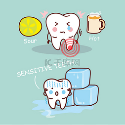 自热食物图片_卡通 sensititive 齿