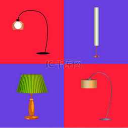 台灯现代风格图片_灯具收集室内、办公室和台灯灯罩