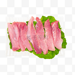 新鲜猪肉片图片_生鲜肉猪肉片