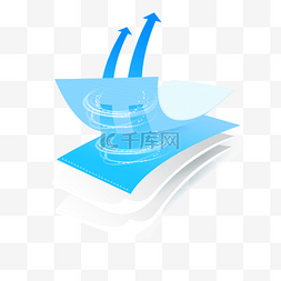 蓝色衣服PNG图片_尿布透气纤维吸水层展示