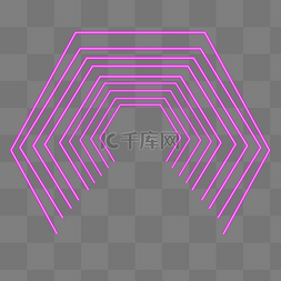 炫酷霓虹灯光图片_炫酷霓虹灯光隧道高科技未来场景