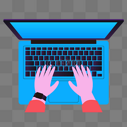单手打字图片_商务办公笔记本电脑打字