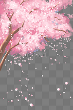 樱花樱花季景色粉色