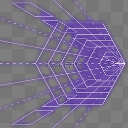 游戏底纹图片_荧光发光透视六边形科技底纹