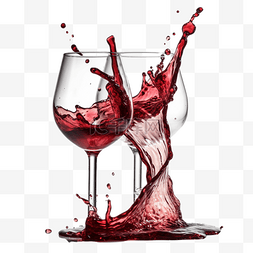 红酒和量酒器图片_卡通手绘红酒葡萄酒酒水
