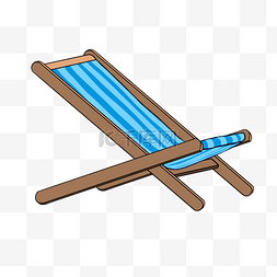 休息沙滩椅剪贴画