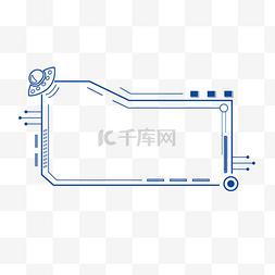 对话框科技对话框图片_卡通科技边框文本框