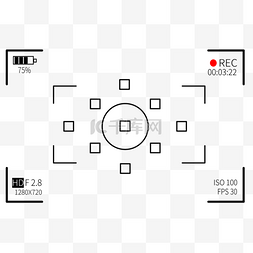 取景器视频图片_屏幕记录数码摄影图像动态相机录