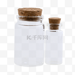 矩形产品图片_玻璃瓶软木塞透明容器