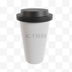 咖啡样机图片_3DC4D立体一次性杯子