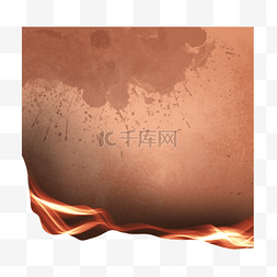 燃烧的纸火图片_厚涂火烧纸边缘燃烧的棕色纸