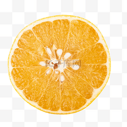两块切开的橙子图片_新鲜水果切开葡萄柚