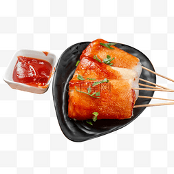 韩式美味炸年糕番茄酱食材