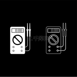 电压表图片_用于测量电气指标的数字万用表交