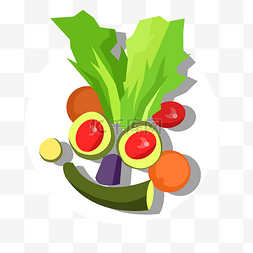 蔬菜轻食图片_素食主义沙拉素菜食物青菜