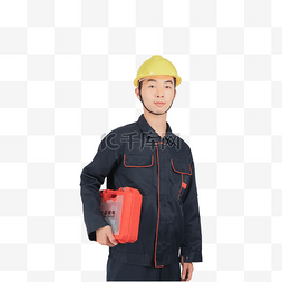 安全帽的工人图片_戴安全帽的男性工程师