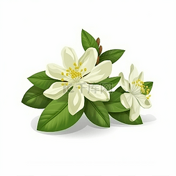 一支图片_一支白色的茉莉花