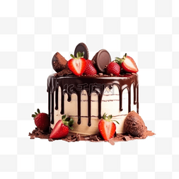 佳能图片_巧克力草莓蛋糕3
