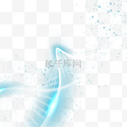 DNA图片_dna分子白色线条光效螺旋
