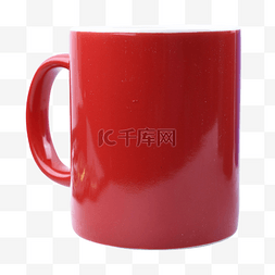 陶瓷杯空杯杯红色杯子咖啡杯