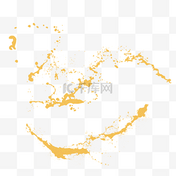 墨迹颜料图片_金色颜料喷溅颗粒底纹