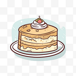 蛋糕扁平卡通免抠图素材