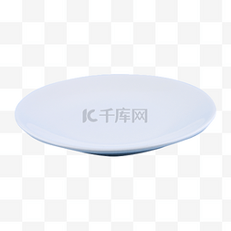 白色的瓷盘子图片_空白干净的圆形盘子