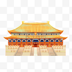 国潮太和殿建筑