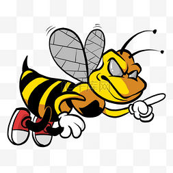 蜜蜂波普嘻 风格卡通