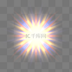 彌散光設計图片_彩色中心发散光点光效