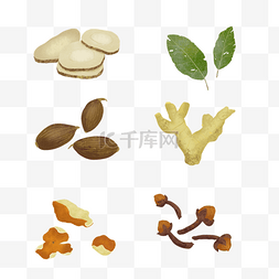 辣椒香叶图片_草药和香料剪贴画