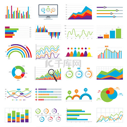 业务数据市场图表图表和图形