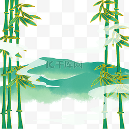 竹子竹林山水