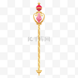 粉色宝石权杖