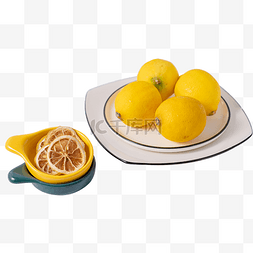 柠檬片新鲜图片_水果营养新鲜柠檬食品柠檬片