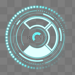 科技炫光素材图片_圆环科技线条大数据光效