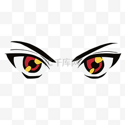 瞳孔漫画二次元眼睛眼神双眼