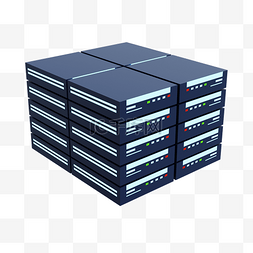 存储图片_3DC4D立体服务器科技数据