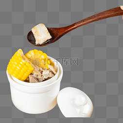玉米排骨汤食物美食