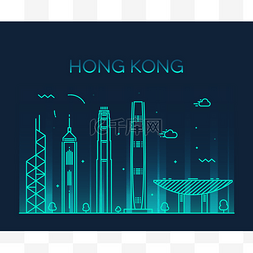 香港半岛图片_Hong 香港城市剪影