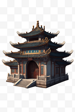中国古代建筑立体写实元素