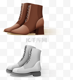 鞋子秋季图片_时尚马丁靴鞋子